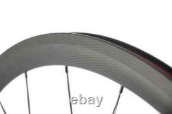 Carbon Fiber Road Bike Wheelset Depth 38mm Tubeless Racing Bicycle Wheels