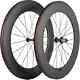 Carbon Fiber Road Bike Wheelset Matte Depth 88mm Clincher Racing Bike Wheels