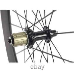 Carbon Fiber Road Bike Wheelset Matte Depth 88mm Clincher Racing Bike Wheels