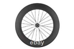 Carbon Fiber Road Bike Wheelset Matte Depth 88mm Clincher Racing Bike Wheels