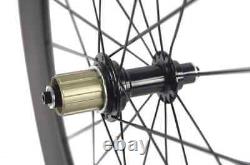 Carbon Fiber Road Bike Wheelset Matte Depth 88mm Clincher Racing Bike Wheels