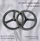 Carbon Fiber Road Folding Bike 3 Spokes Wheelset 16 Inch 349 Clincher Rim Brake