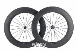 Carbon Fiber Wheels Road Bicycle 88mm Clincher Wheelset R13 Racing Bike Wheels