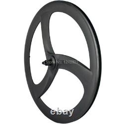 Carbon Fibre Road Bike Wheelset 50mm Depth Clincher Front/Rear Bicycle Wheels