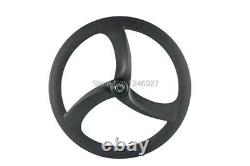 Carbon Fibre Road Bike Wheelset 50mm Depth Clincher Front/Rear Bicycle Wheels