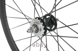 Carbon Fixed Gear Wheels 700C Road Bike Track Wheelset 38mm 50mm 60mm 88mm Wheel