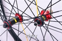 Carbon HUB Carbon Bicycle Wheels Depth 50mm 25mm Width 700c Road Bike Wheelset