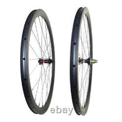 Carbon Road Bicycle Cyclocross Wheels 3525mm 700C Wheelset Center Lock XDR Hub