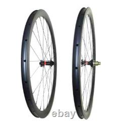 Carbon Road Bicycle Cyclocross Wheels 3525mm 700C Wheelset Center Lock XDR Hub