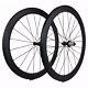 Carbon Road Bicycle Wheelset 700c 5023mm Clincher Tubular Wheels With Hubs