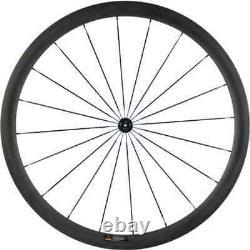 Carbon Road Bike 38mm Clincher Wheelset 23mm Depth with Basalt Brake Wheels