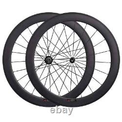 Carbon Road Bike 60mm R36 Hub Wheels Bicycle Tubular Clincher Bicycle Wheelset