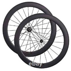 Carbon Road Bike 60mm R36 Hub Wheels Bicycle Tubular Clincher Bicycle Wheelset