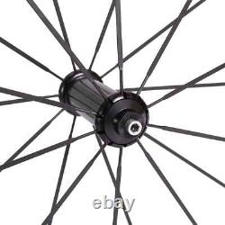 Carbon Road Bike 60mm R36 Hub Wheels Bicycle Tubular Clincher Bicycle Wheelset