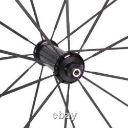 Carbon Road Bike 60mm R36 Hub Wheels Bicycle Tubular Clincher Bicycle Wheelset
