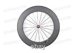 Carbon Road Bike 88mm Clincher Wheels Tubular Wheels Bicycle 20.5/23/25mm Wide