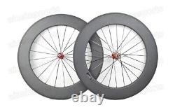 Carbon Road Bike 88mm Clincher Wheels Tubular Wheels Bicycle 20.5/23/25mm Wide