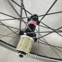 Carbon Road Bike Rear Wheel V Brake 700C 38/50/60/88x25mm UD Matte Glossy Finish