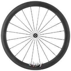 Carbon Road Bike Wheels 50mm Depth 23mm Width Bicycle Wheels Clincher 3k Matte