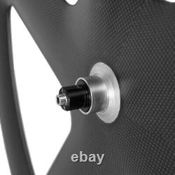 Carbon Road Bike Wheels 56mm Depth Clincher 5 Spokes Racing Bicycle Wheelset