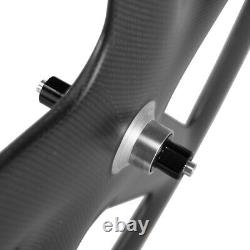 Carbon Road Bike Wheels 56mm Depth Clincher 5 Spokes Racing Bicycle Wheelset