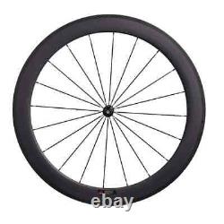 Carbon Road Bike Wheels 60mm Straight Pull 700C Tubular Clincher Bike Wheelset