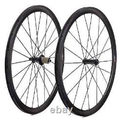 Carbon Road Bike Wheels 700C Depth 38mm Width 25mm Bicycle Wheelset Tubular