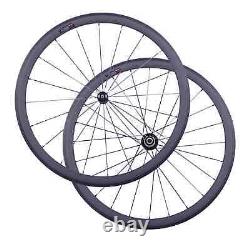 Carbon Road Bike Wheels 700C Depth 38mm Width 25mm Bicycle Wheelset Tubular
