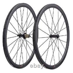 Carbon Road Bike Wheels Straight Pull 700C Bicycle Wheelset Tubular Clincher