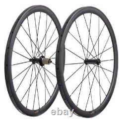 Carbon Road Bike Wheels Straight Pull 700C Bicycle Wheelset Tubular Clincher