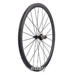 Carbon Road Bike Wheels Straight Pull 700C Bicycle Wheelset Tubular Clincher