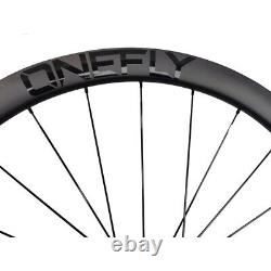 Carbon Road Bike Wheelset 700c Clincher 36T Ratchet Hub Depth 30/45/50mm