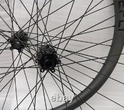 Carbon Road Bike Wheelset 700c Clincher 36T Ratchet Hub Depth 30/45/50mm