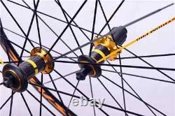 Carbon Road Bike Wheelset 700c V Brake Disc Brake Center Lock or 6 Bolt Rim