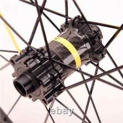 Carbon Road Bike Wheelset 700c V Brake Disc Brake Center Lock or 6 Bolt Rim