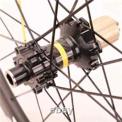 Carbon Road Bike Wheelset 700c V Brake Disc Brake Center Lock or 6 Bolt Rim