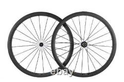 Carbon Road Bike Wheelset Depth 38mm Basalt Brake Clincher Bicycle Wheels