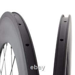 Carbon Road Bike Wheelset Depth Front 60mm Rear 88mm Width 25mm Tubular/Cincher
