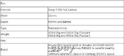 Carbon Road Bike Wheelset Depth Front 60mm Rear 88mm Width 25mm Tubular/Cincher