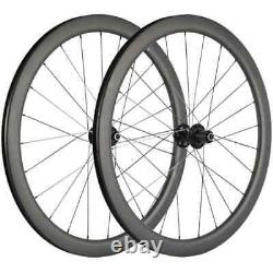 Carbon Road Bike Wheelset Disc Brake 45mm Clincher Center Lock Bicycle Wheels