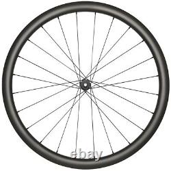 Carbon Road Bike Wheelset Disc Brake Center Lock Or 6-blot Clincher Wheels