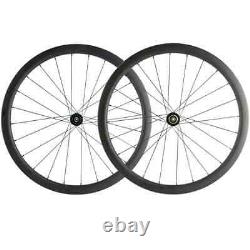 Carbon Road Bike Wheelset Width 25mm Depth 40mm Disc Brake U Shape Clincher