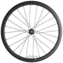Carbon Road Bike Wheelset Width 25mm Depth 40mm Disc Brake U Shape Clincher