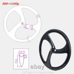 Carbon Road Bike Wheelset with Novatec Hub 700c 50mm Depth 20.5mm Wide Clincher
