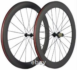 Carbon Road Clincher Bike Wheelset 38/50/60/88mm Bicycle Wheels Basalt Brake