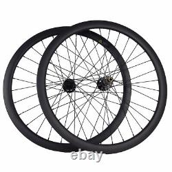 Carbon Road Cyclocross Bike Wheelset Width 23mm 25mm Depth 38mm Disc Brake