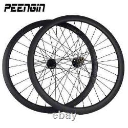Carbon Road Cyclocross Bike Wheelset Width 23mm 25mm Depth 38mm Disc Brake