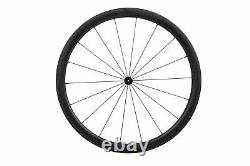 Carbon Road V Brake Clincher Wheels Chosen Hub Pillar Straight Pull campy hub