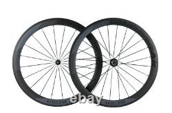 Carbon Road Wheels 50mm Bicycle Wheelset R36 Carbon Wheels 3K Matte Front+Rear
