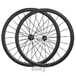 Carbon T800 fiber bicycle 650C wheelset 38/50mm deep clincher road bike wheel